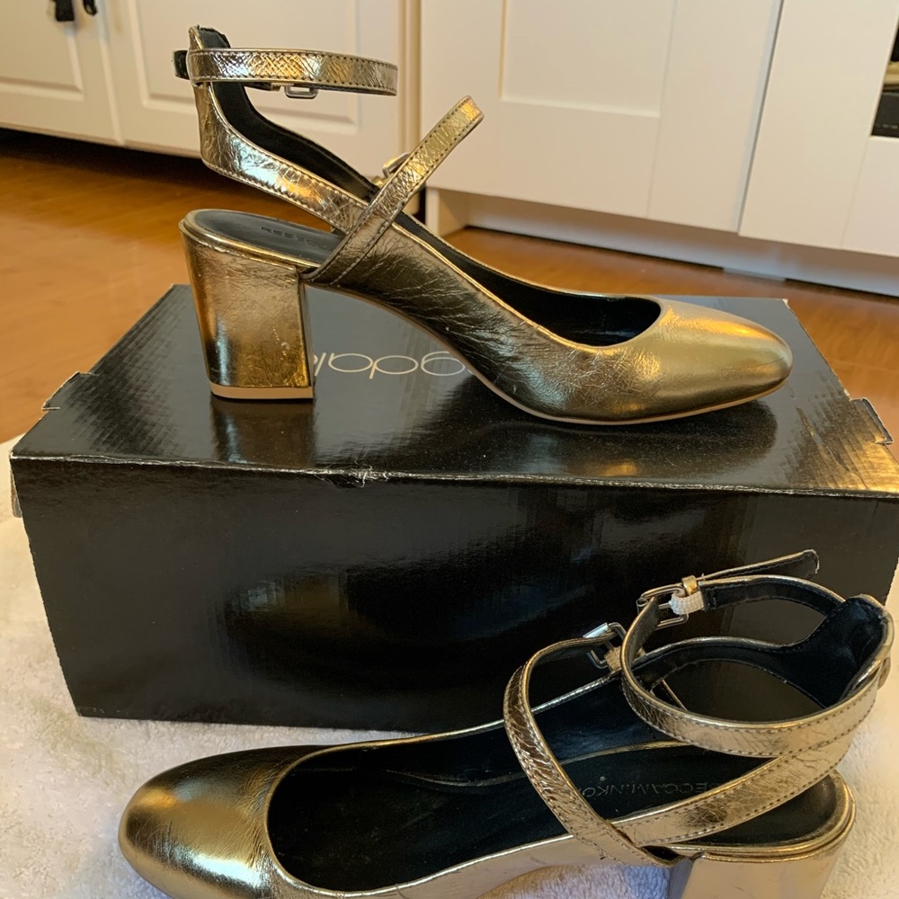 Gold Mary Jane Rebecca Minkoff